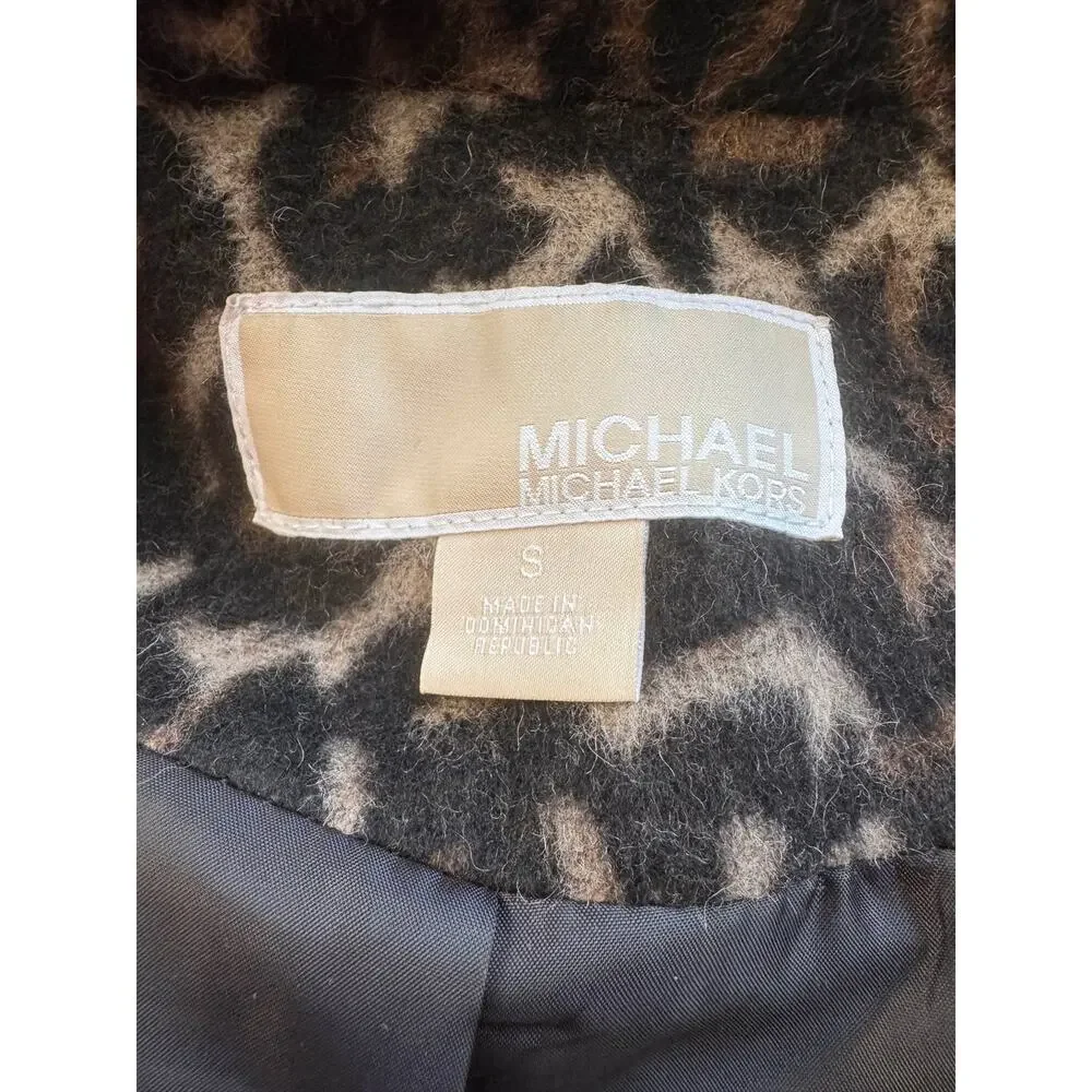 Leopard Print Statement Coat, S
